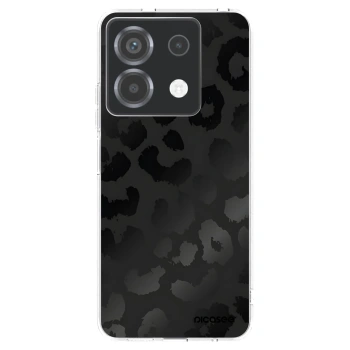 Picasee silikonový průhledný obal pro Xiaomi Poco X6 - Midnight Leopard