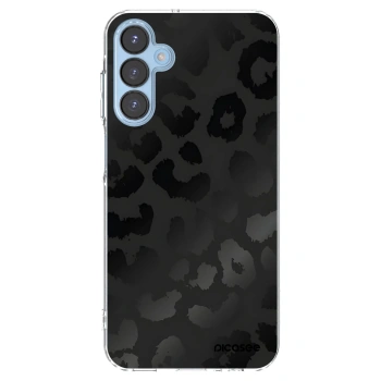 Picasee silikonový průhledný obal pro Samsung Galaxy A15 A156B 5G - Midnight Leopard