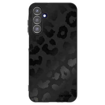 Picasee silikonový černý obal pro Samsung Galaxy A15 A155F 4G - Midnight Leopard