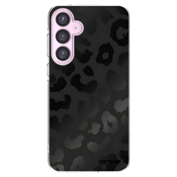 Picasee silikonový průhledný obal pro Samsung Galaxy A55 5G A556B - Midnight Leopard