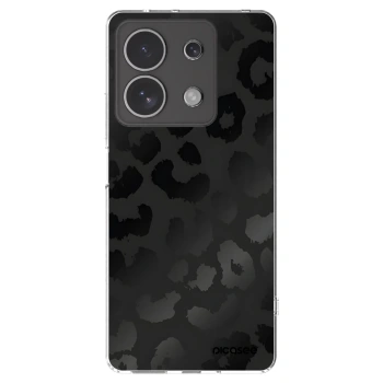 Picasee silikonový průhledný obal pro Xiaomi Redmi Note 13 4G - Midnight Leopard