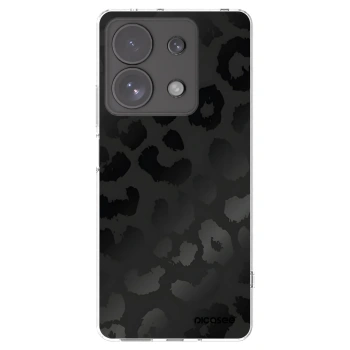 Picasee silikonový průhledný obal pro Xiaomi Redmi Note 13 Pro 4G - Midnight Leopard