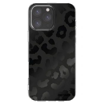 Picasee silikonový průhledný obal pro Apple iPhone 16 Pro Max - Midnight Leopard