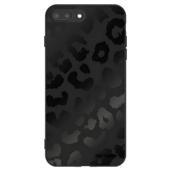 Picasee silikonový černý obal pro Apple iPhone 8 Plus - Midnight Leopard