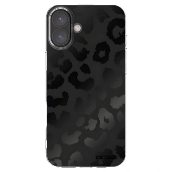 Picasee silikonový průhledný obal pro Apple iPhone 16 Plus - Midnight Leopard