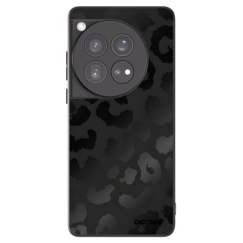 Picasee silikonový černý obal pro OnePlus 12 5G - Midnight Leopard