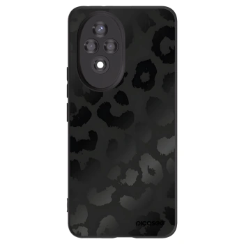 Picasee silikonový černý obal pro Honor 200 Pro 5G - Midnight Leopard