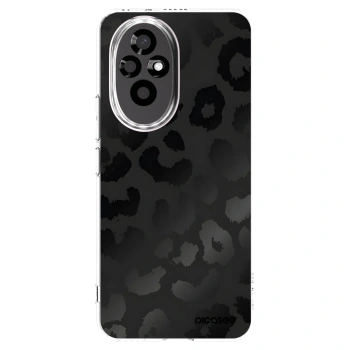 Picasee silikonový průhledný obal pro Honor 200 Pro 5G - Midnight Leopard