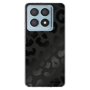 Picasee silikonový průhledný obal pro Xiaomi 14T Pro - Midnight Leopard