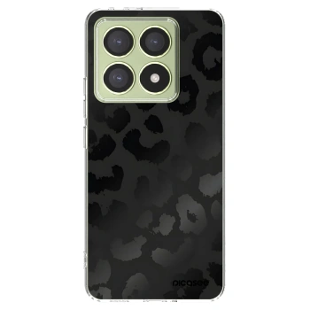 Picasee silikonový průhledný obal pro Xiaomi 14T - Midnight Leopard