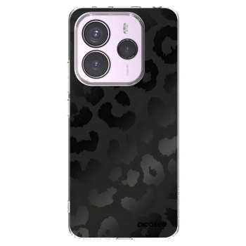 Picasee silikonový průhledný obal pro Xiaomi Redmi Note 14 5G - Midnight Leopard
