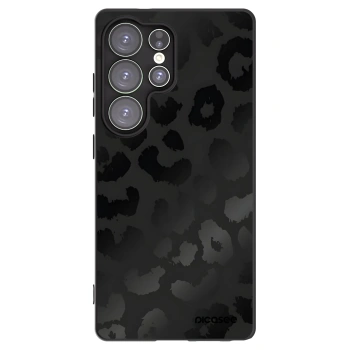 Picasee silikonový černý obal pro Samsung Galaxy S25 Ultra 5G - Midnight Leopard