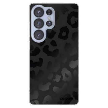 Picasee silikonový průhledný obal pro Samsung Galaxy S25 Ultra 5G - Midnight Leopard