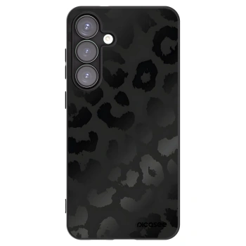 Picasee silikonový černý obal pro Samsung Galaxy S25+ 5G - Midnight Leopard