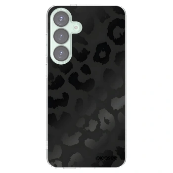 Picasee silikonový průhledný obal pro Samsung Galaxy S25+ 5G - Midnight Leopard