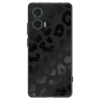 Picasee silikonový černý obal pro Motorola Moto G35 5G - Midnight Leopard
