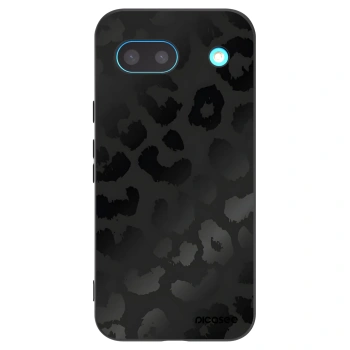 Picasee silikonový černý obal pro Google Pixel 8a - Midnight Leopard