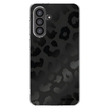 Picasee silikonový průhledný obal pro Samsung Galaxy A36 5G - Midnight Leopard