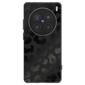 Picasee silikonový černý obal pro Vivo X200 Pro - Midnight Leopard