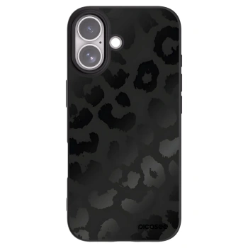Picasee silikonový černý obal pro Apple iPhone 17 - Midnight Leopard