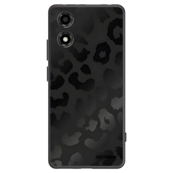 Picasee silikonový černý obal pro Motorola Moto E14 - Midnight Leopard