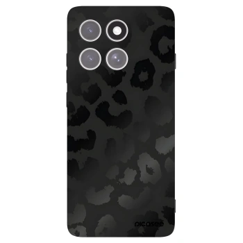 Picasee silikonový černý obal pro Motorola Edge 60 Pro - Midnight Leopard