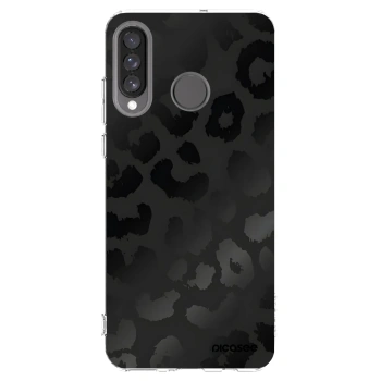 Picasee silikonový průhledný obal pro Huawei P30 Lite - Midnight Leopard