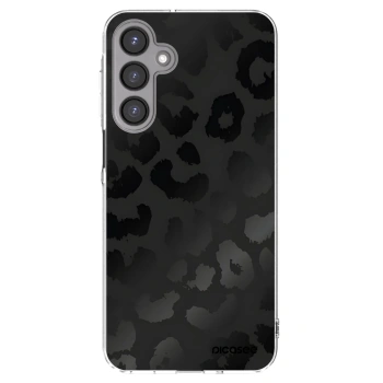 Picasee silikonový průhledný obal pro Samsung Galaxy A16 4G - Midnight Leopard