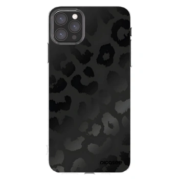 Picasee silikonový průhledný obal pro Apple iPhone 11 Pro Max - Midnight Leopard