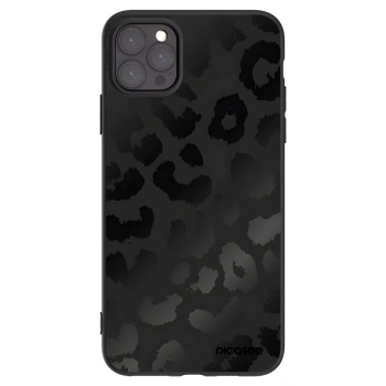 Picasee silikonový černý obal pro Apple iPhone 11 Pro Max - Midnight Leopard
