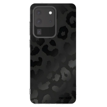 Picasee silikonový průhledný obal pro Samsung Galaxy S20 Ultra 5G G988F - Midnight Leopard