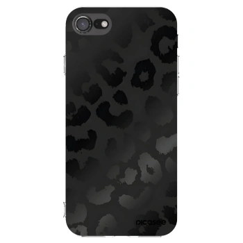 Picasee silikonový průhledný obal pro Apple iPhone SE 2020 - Midnight Leopard