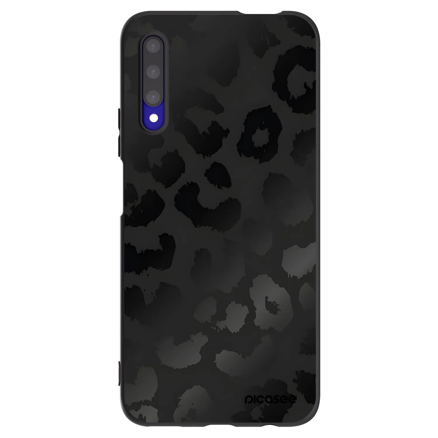 Picasee silikonový černý obal pro Honor 9X Pro - Midnight Leopard