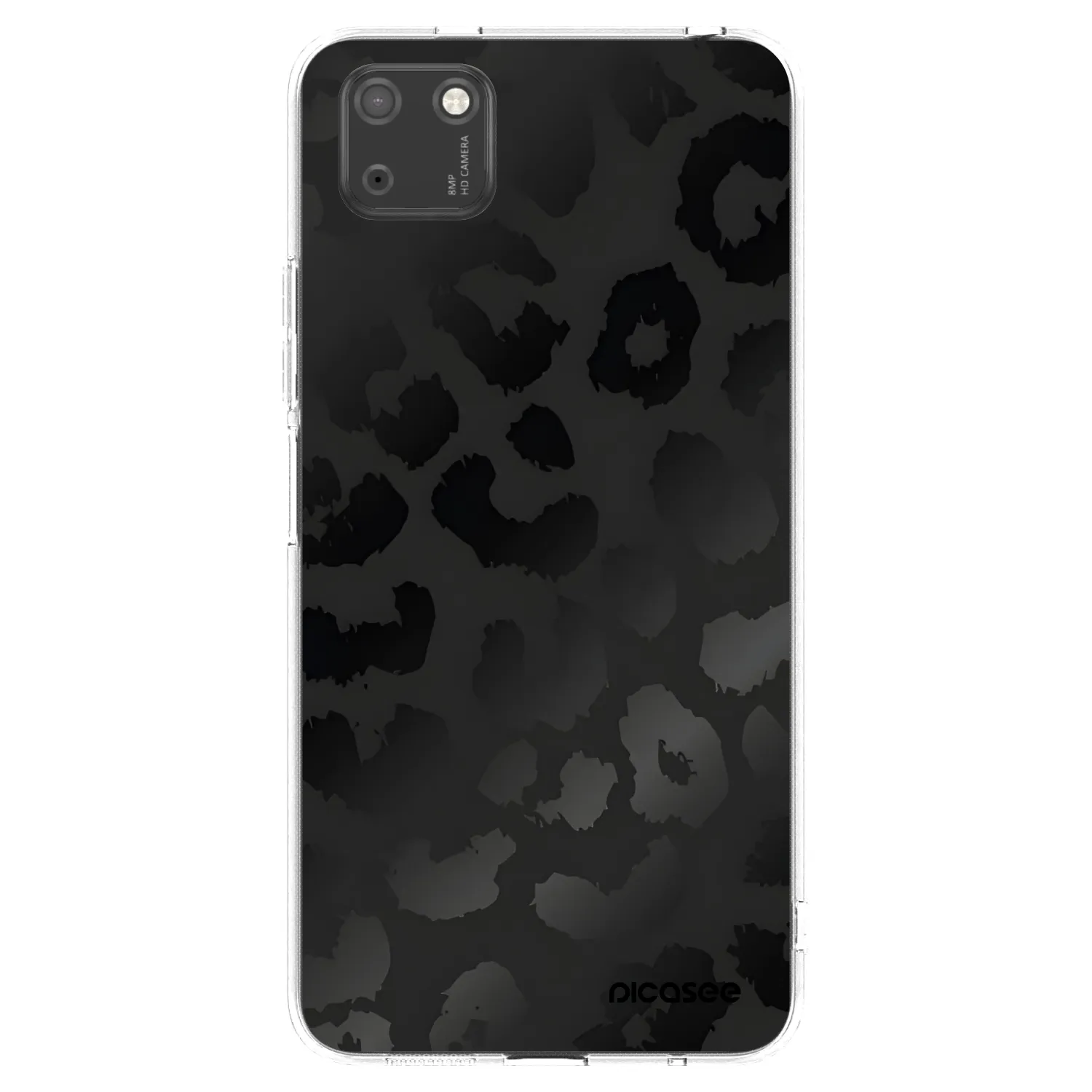 Picasee silikonový průhledný obal pro Huawei Y5P - Midnight Leopard