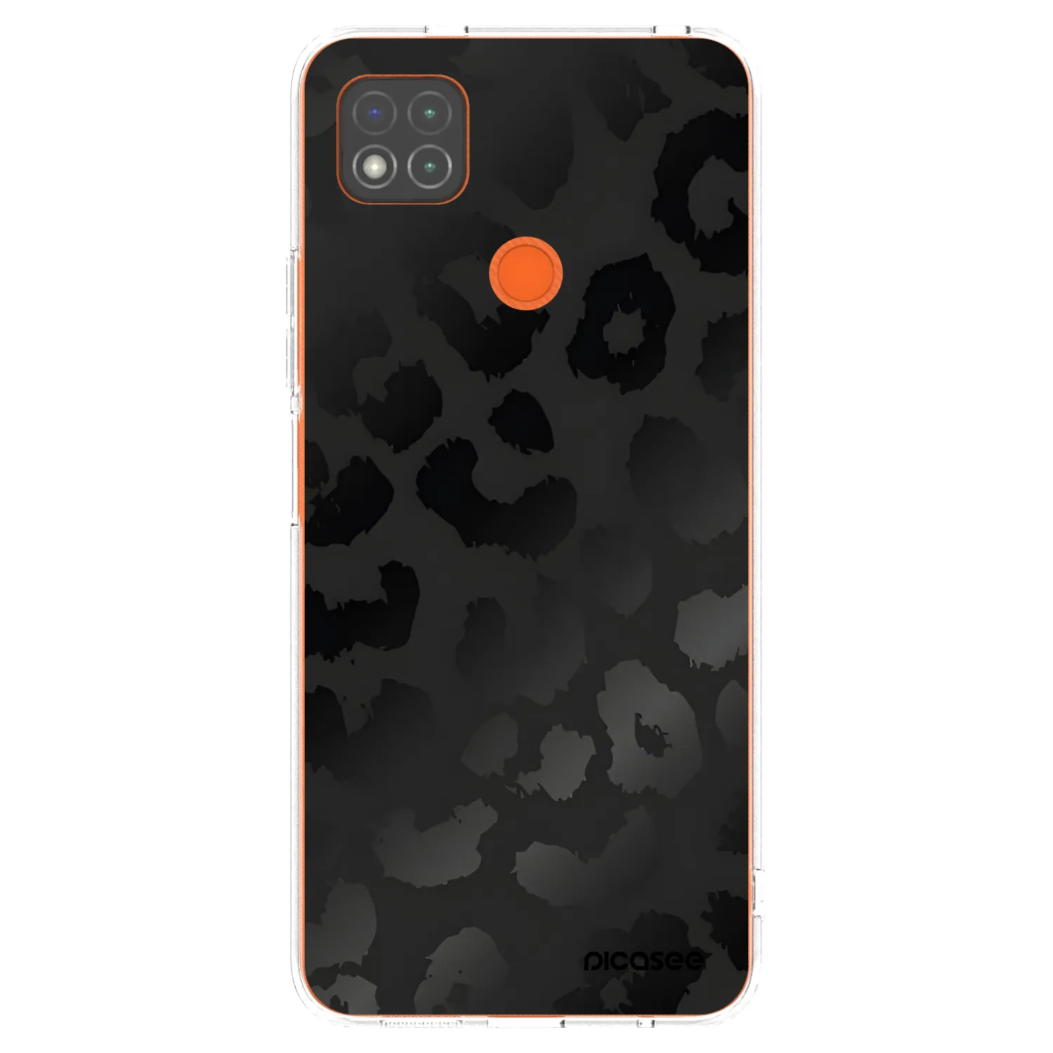 Picasee silikonový průhledný obal pro Xiaomi Redmi 9C - Midnight Leopard