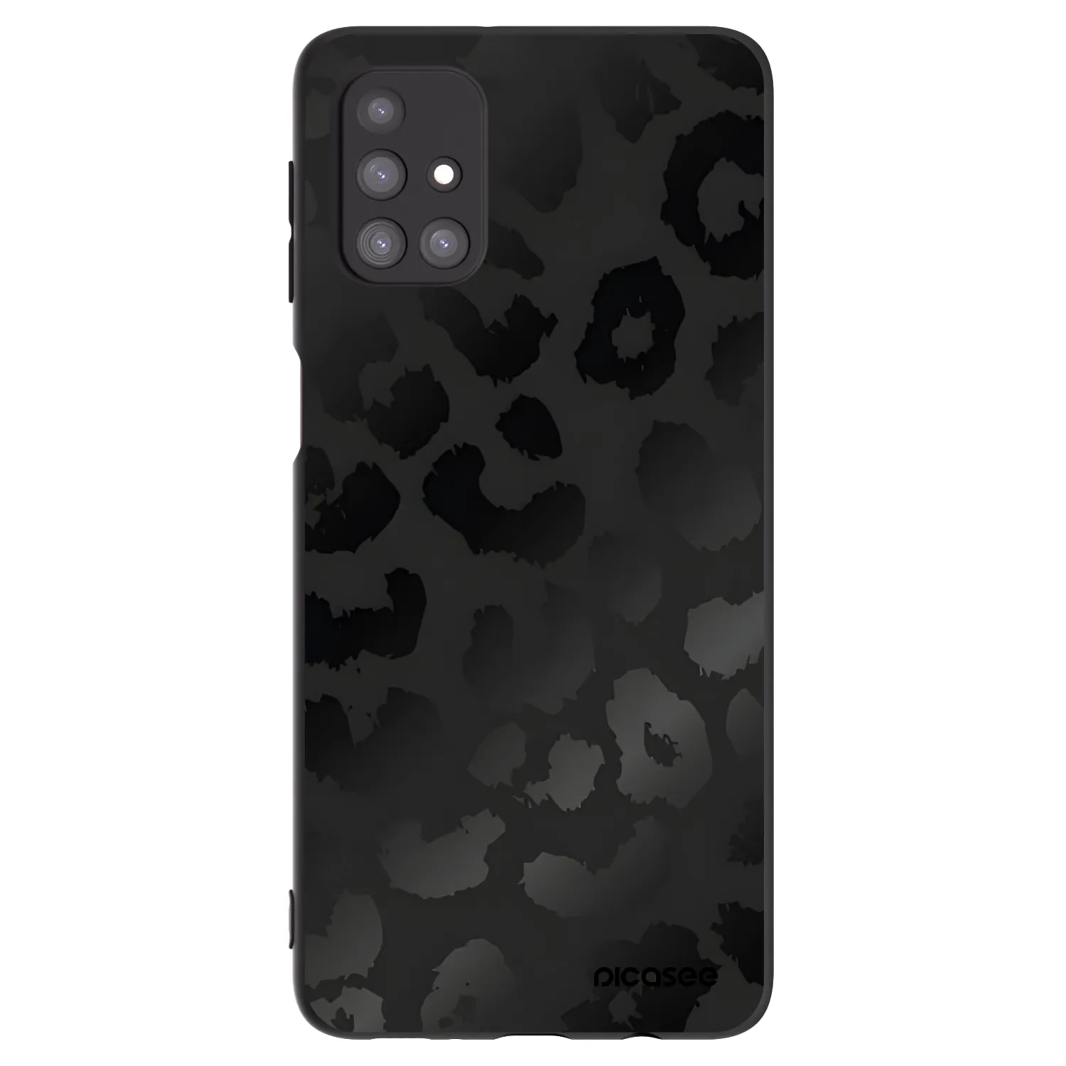 Picasee silikonový černý obal pro Samsung Galaxy M31s - Midnight Leopard