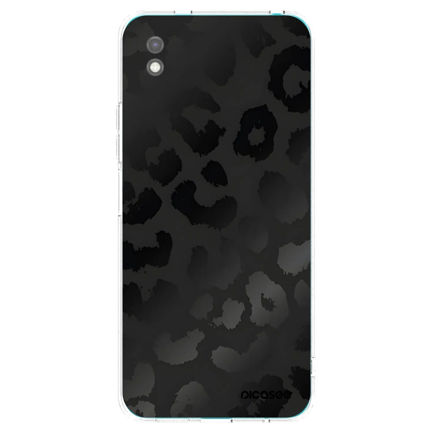 Picasee silikonový černý obal pro Xiaomi Redmi 9A - Midnight Leopard