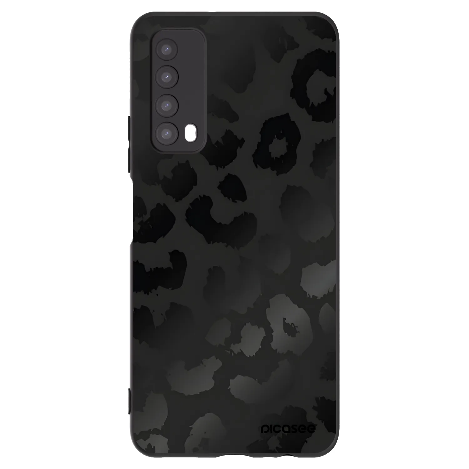 Picasee silikonový černý obal pro Huawei P Smart 2021 - Midnight Leopard