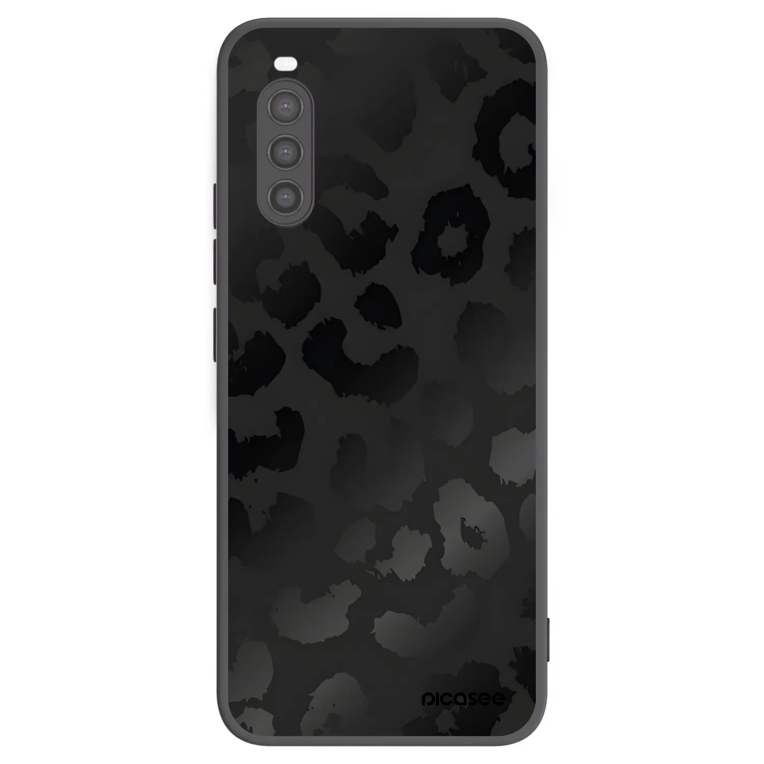 Picasee silikonový černý obal pro Sony Xperia 10 II - Midnight Leopard