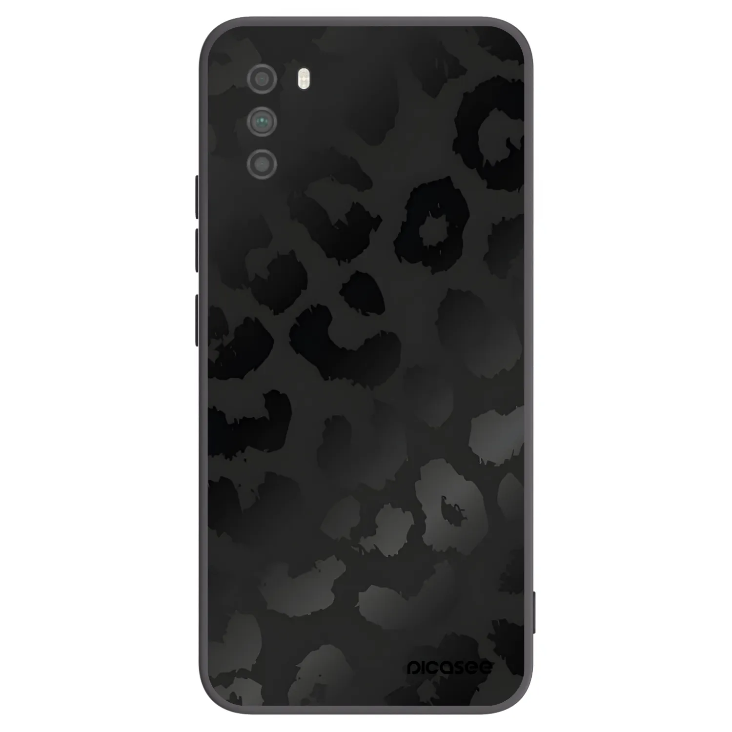 Picasee silikonový černý obal pro Xiaomi Poco M3 - Midnight Leopard