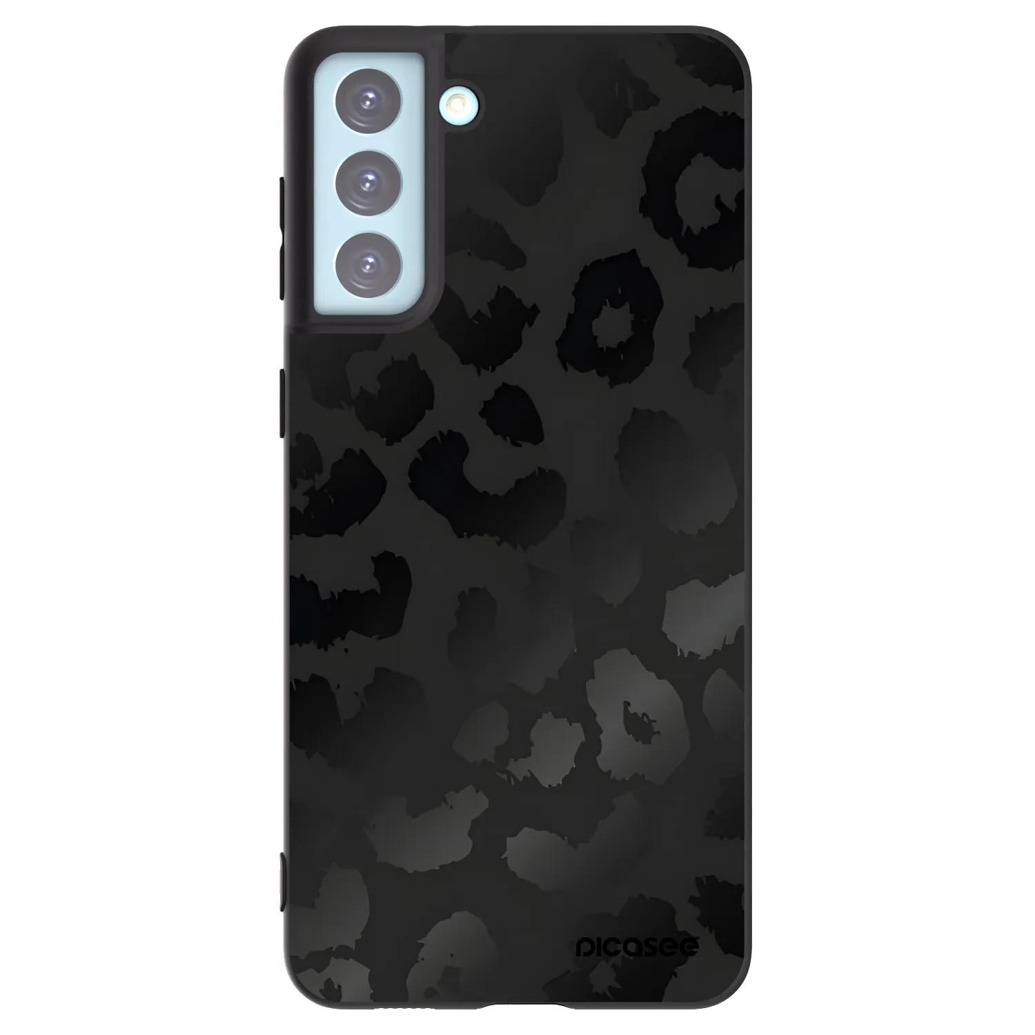 Picasee silikonový černý obal pro Samsung Galaxy S21+ 5G G996F - Midnight Leopard