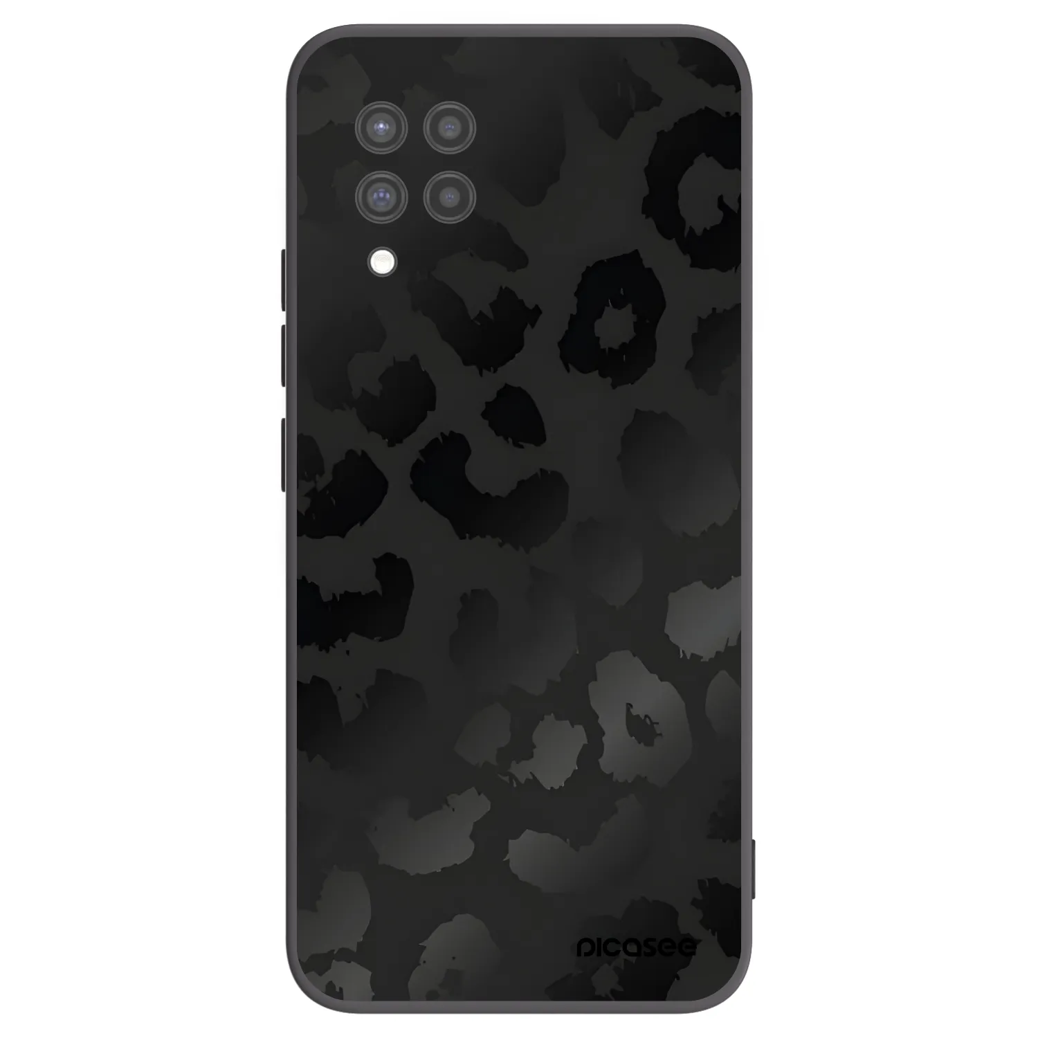 Picasee silikonový černý obal pro Samsung Galaxy A42 A426B - Midnight Leopard
