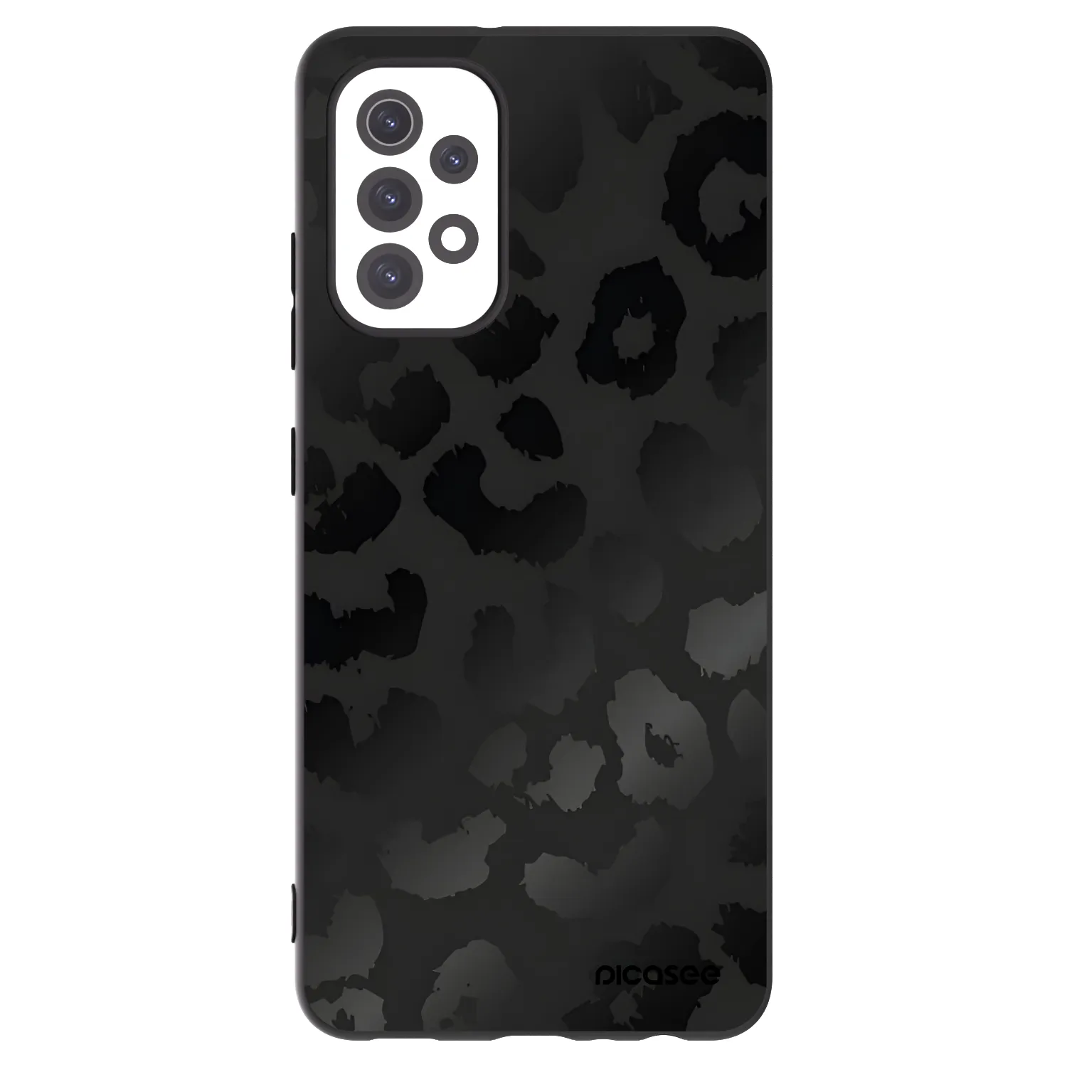 Picasee silikonový černý obal pro Samsung Galaxy A32 5G A326B - Midnight Leopard