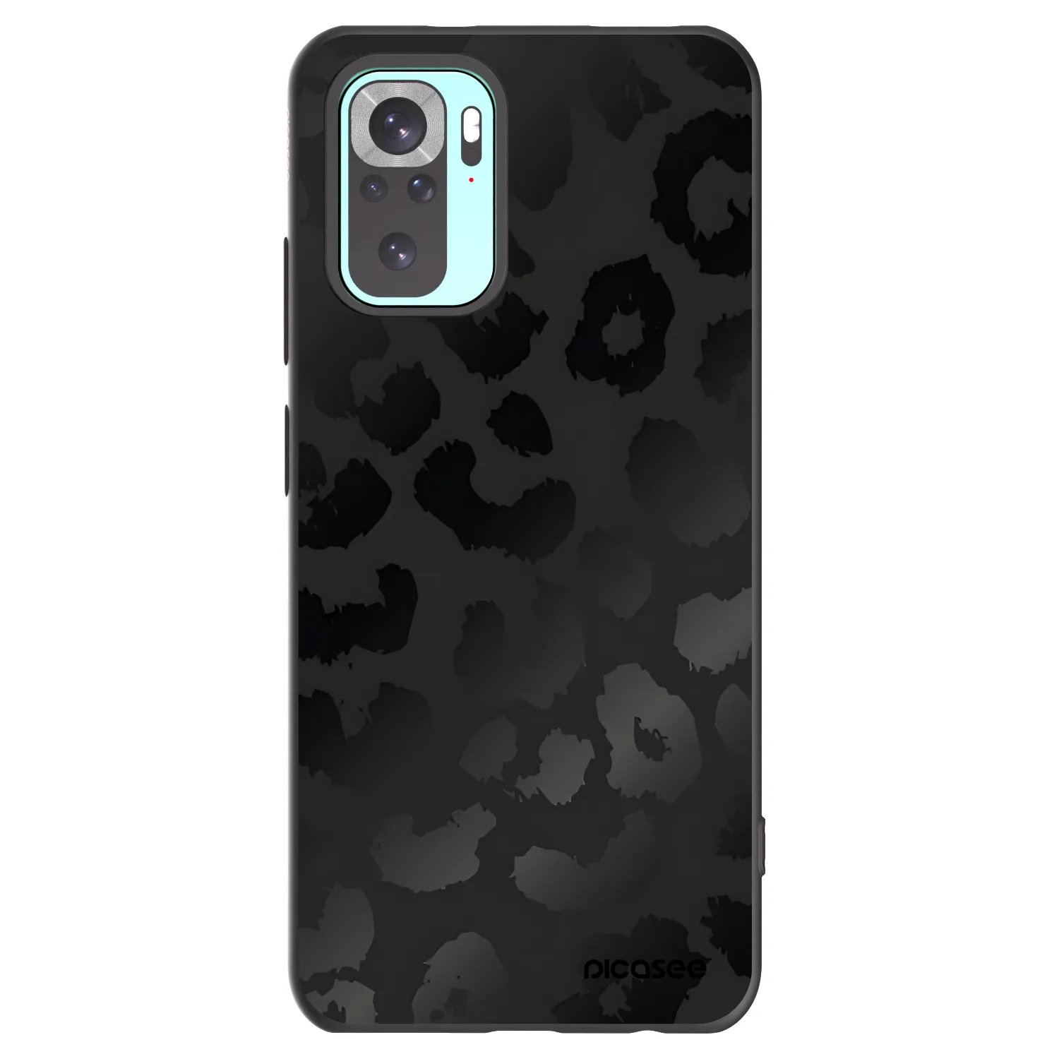 Picasee silikonový černý obal pro Xiaomi Redmi Note 10 Pro - Midnight Leopard