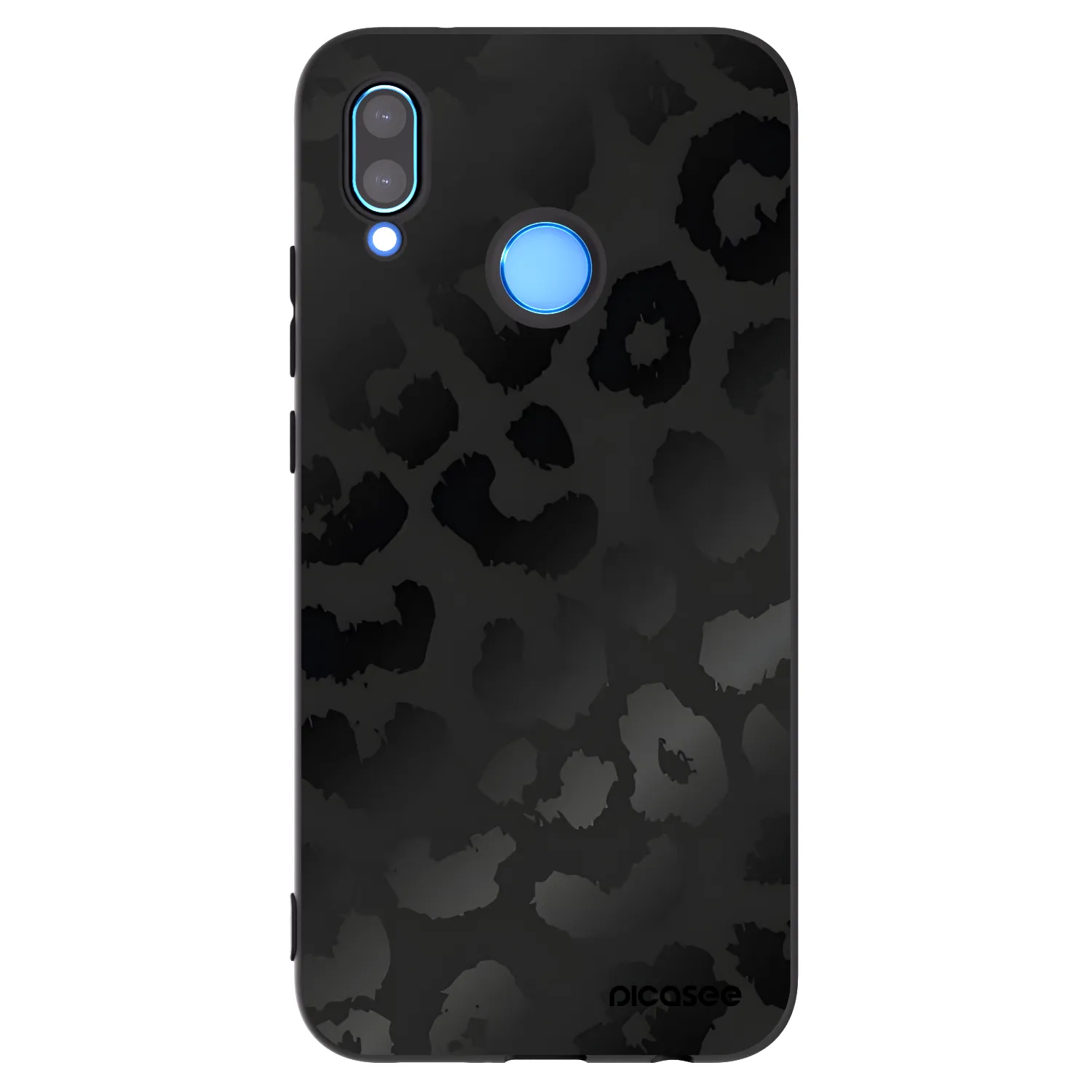 Picasee silikonový černý obal pro Huawei Mate 40 Pro - Midnight Leopard