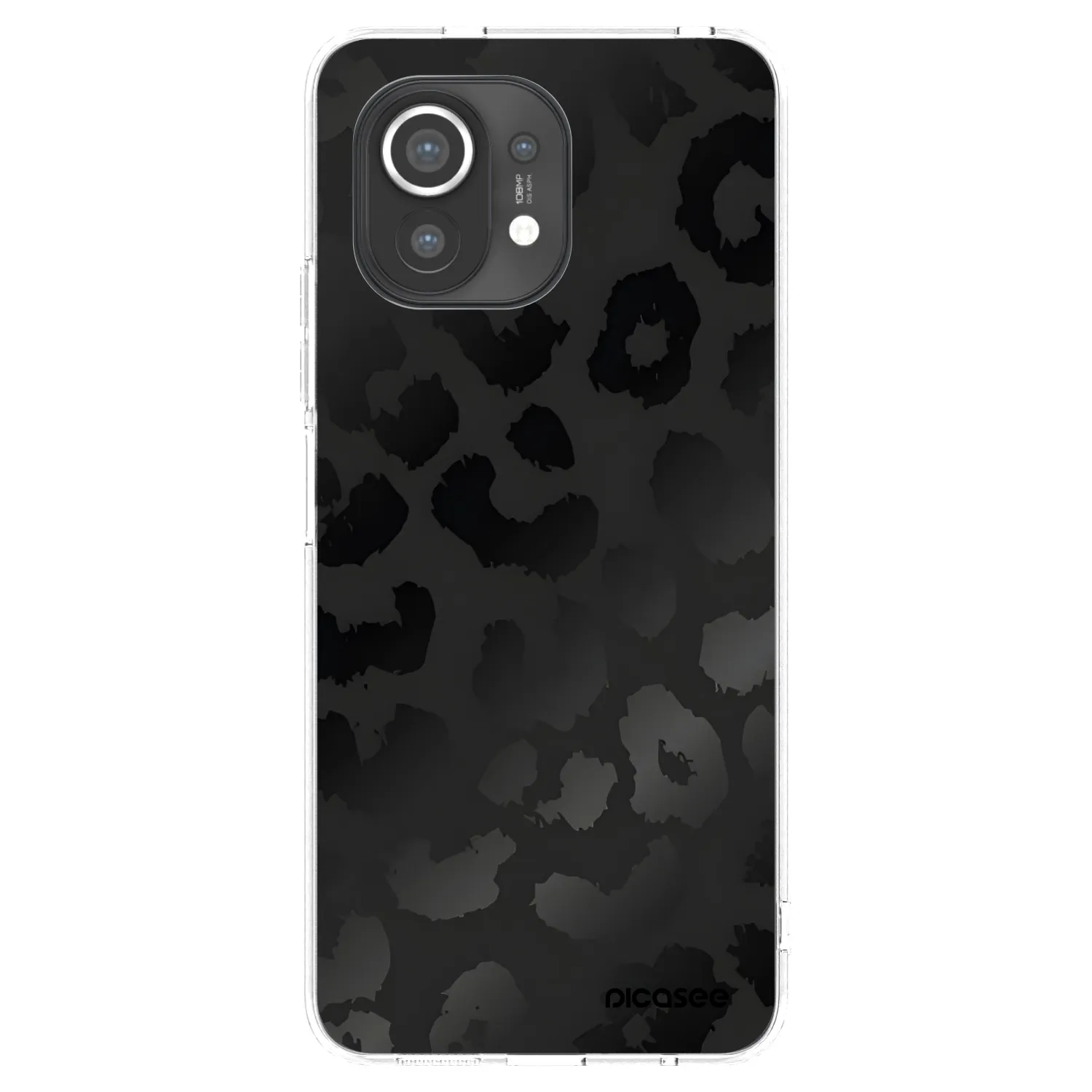 Picasee silikonový průhledný obal pro Xiaomi Mi 11 - Midnight Leopard