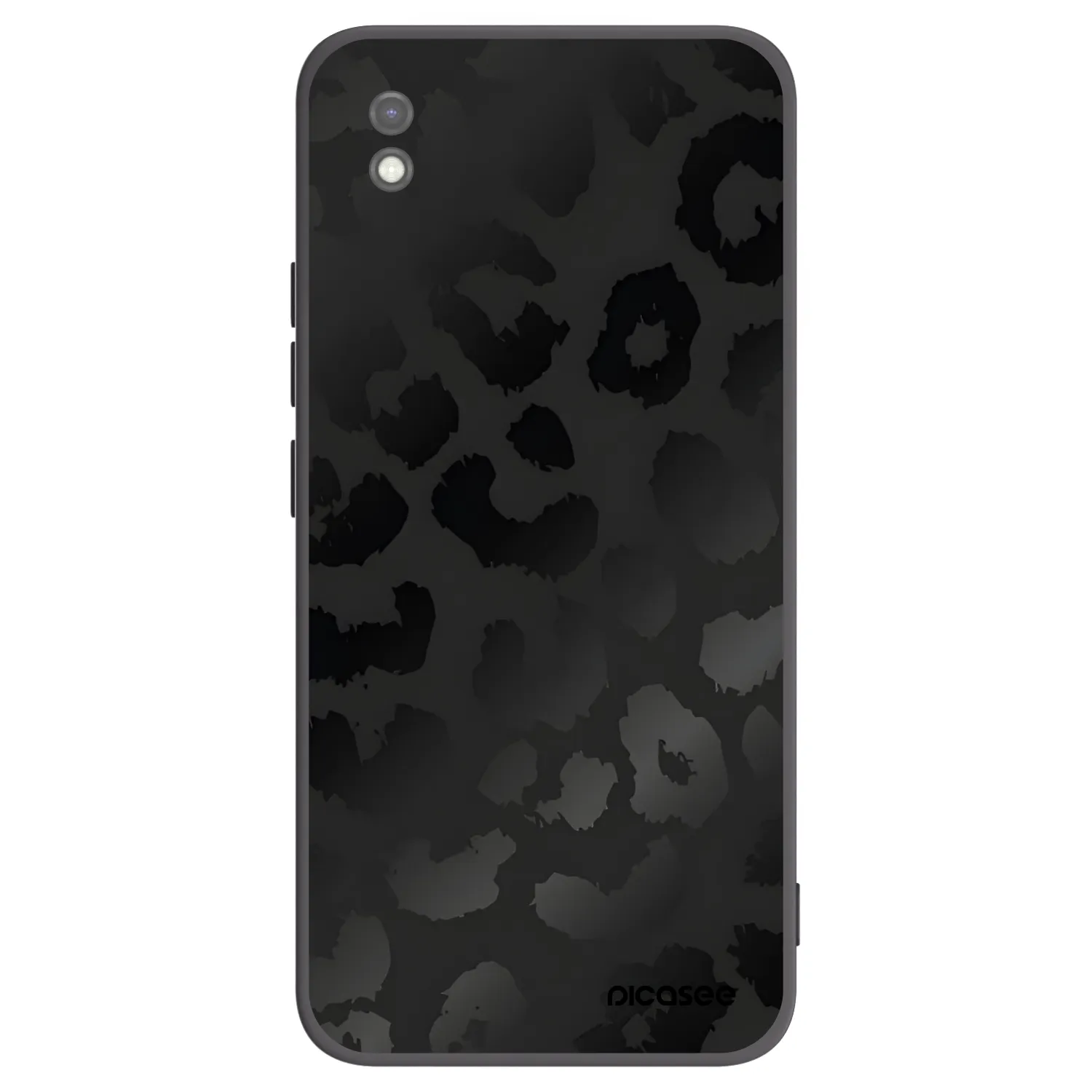 Picasee silikonový černý obal pro Xiaomi Redmi 9AT - Midnight Leopard