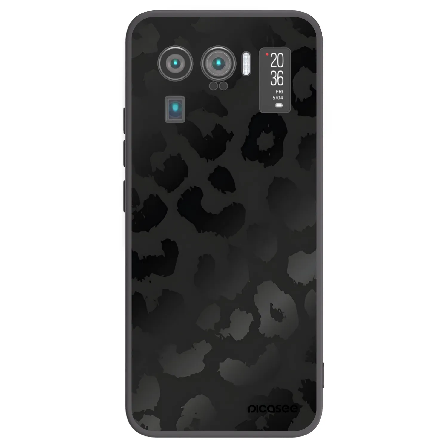 Picasee silikonový černý obal pro Xiaomi Mi 11 Ultra - Midnight Leopard