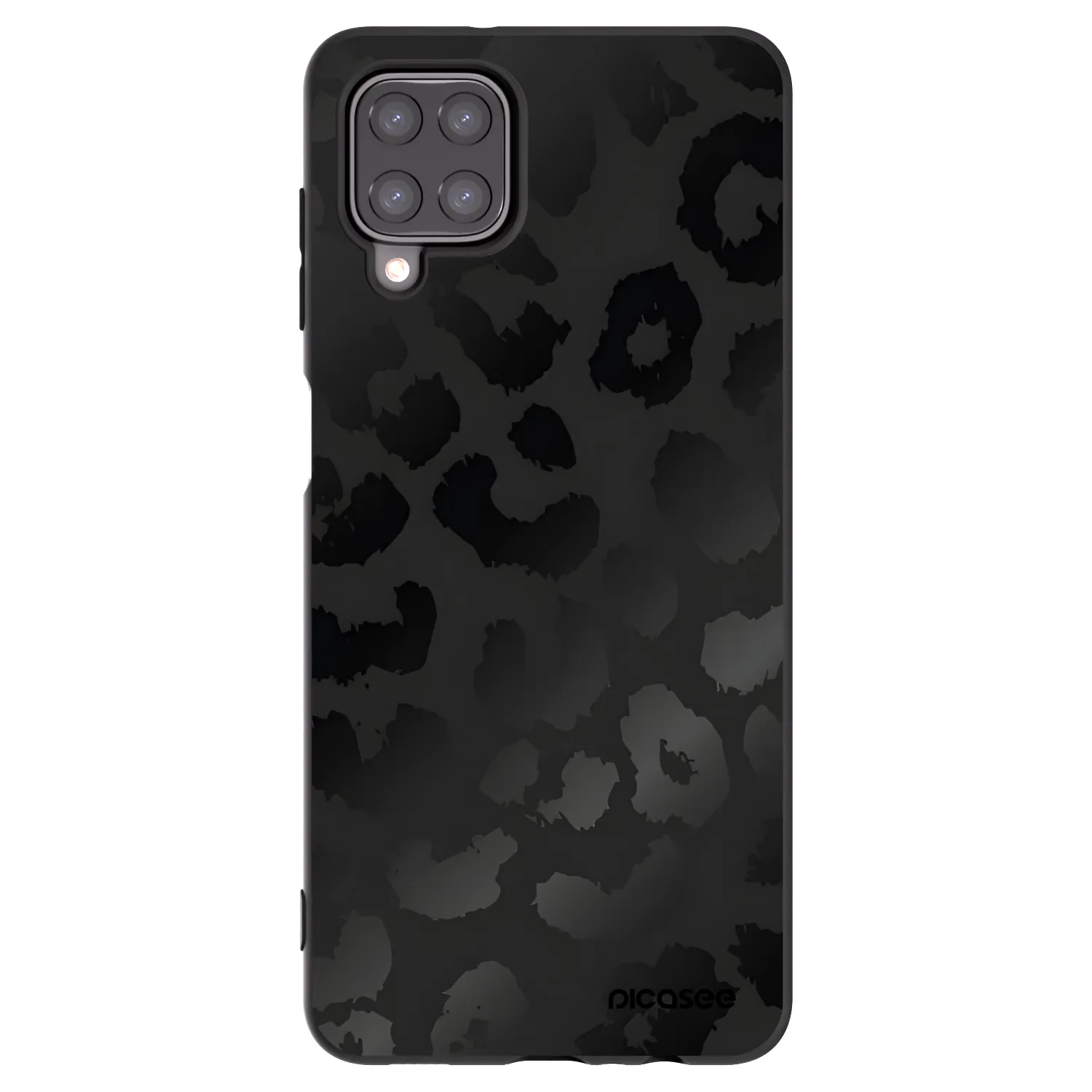 Picasee silikonový černý obal pro Samsung Galaxy M12 M127F - Midnight Leopard