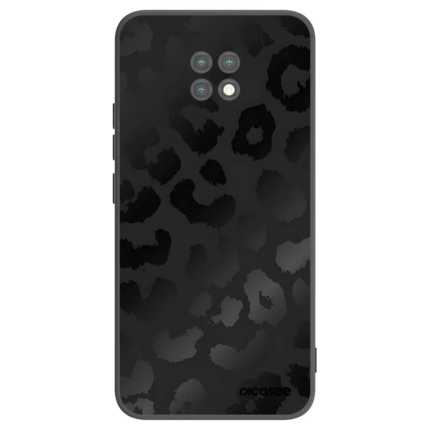 Picasee silikonový černý obal pro Xiaomi Redmi Note 9T - Midnight Leopard